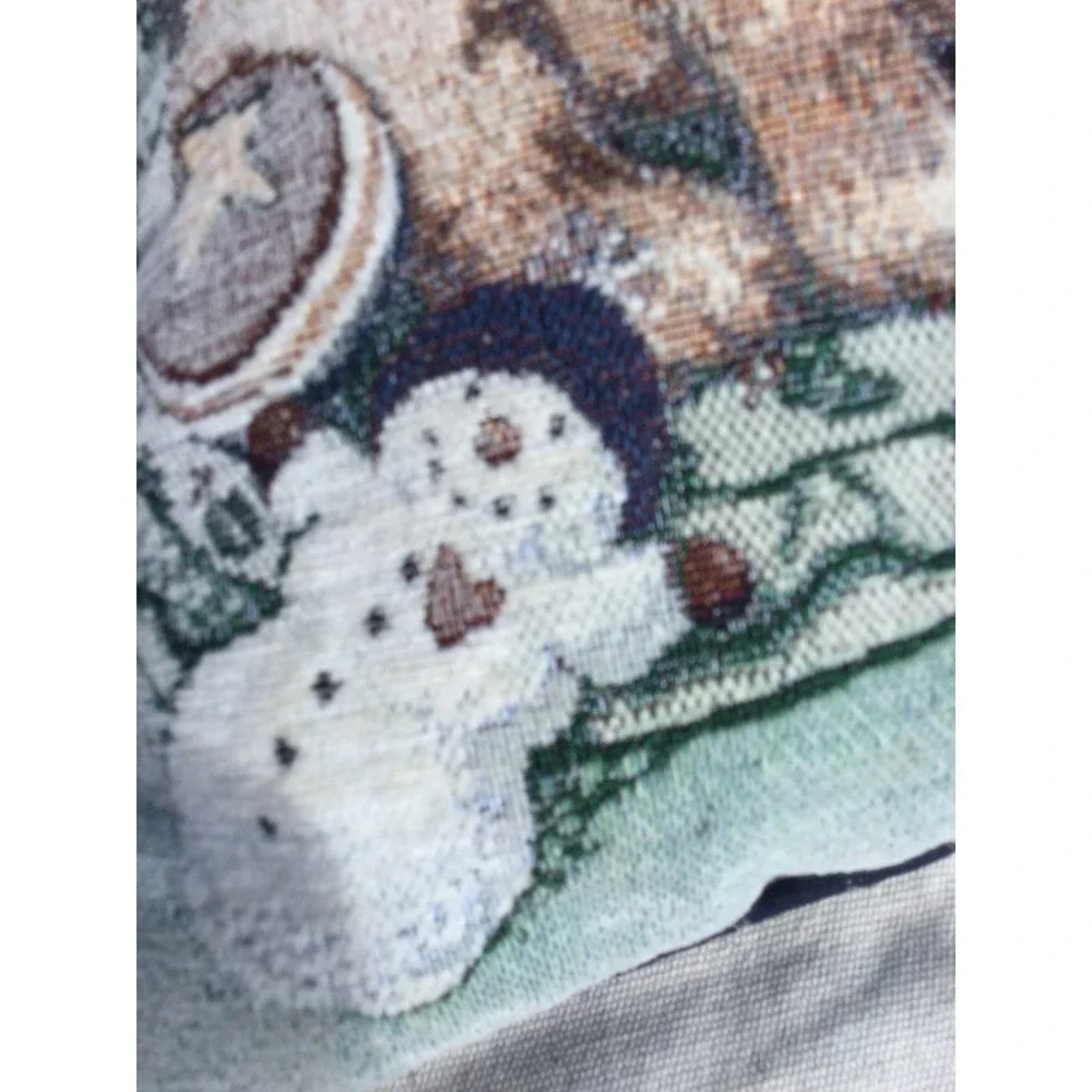 Suzanne‎ cruise creative services christmas rectangle pillow 17” holiday cat dog